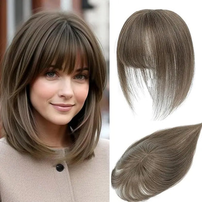 Face-Framing Bang Clip-In Hair Topper | Hairpiece for Sparse Top Hair