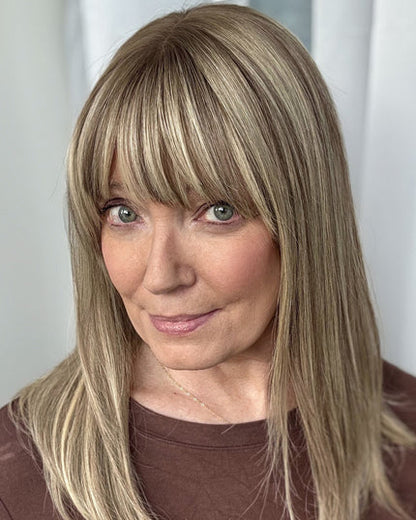Face-Framing Bang Clip-In Hair Topper | Hairpiece for Sparse Top Hair