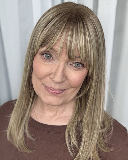 Face-Framing Bang Clip-In Hair Topper | Hairpiece for Sparse Top Hair