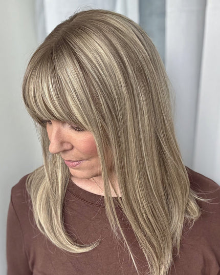 Face-Framing Bang Clip-In Hair Topper | Hairpiece for Sparse Top Hair