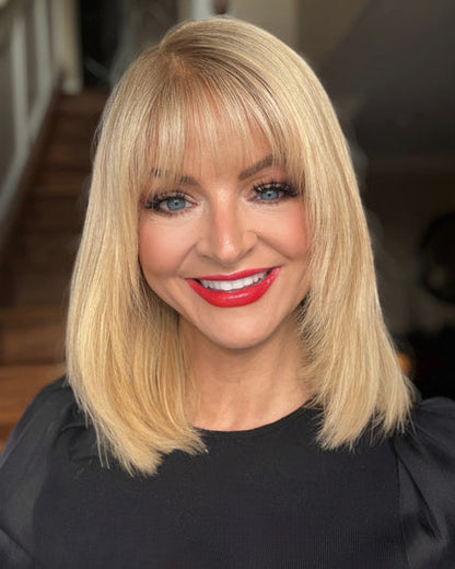 Face-Framing Bang Clip-In Hair Topper | Hairpiece for Sparse Top Hair