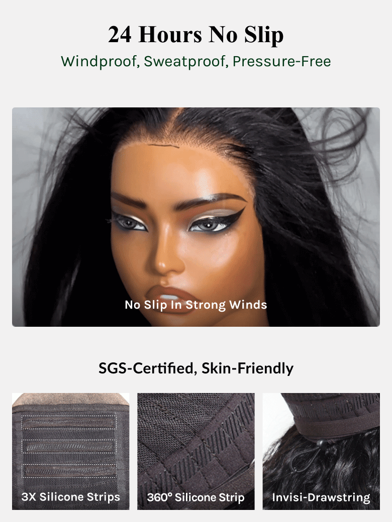 ⭐7x5 Glueless Lace Bob Wig – Natural Yaki Texture & Flattering Layered Style