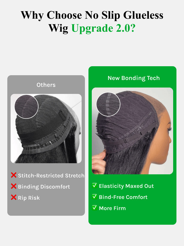 ⭐7x5 Glueless Lace Bob Wig – Natural Yaki Texture & Flattering Layered Style