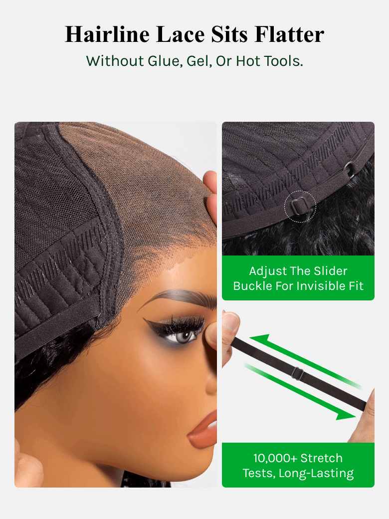 ⭐7x5 Glueless Lace Bob Wig – Natural Yaki Texture & Flattering Layered Style